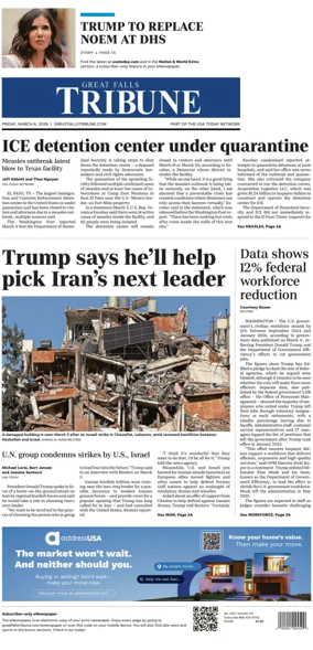 Cover of Great Falls Tribune