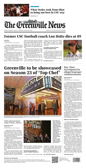 Cover of The Greenville News