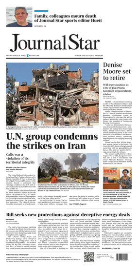 Cover of Journal Star (Peoria)