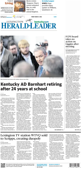 Cover of Lexington Herald-Leader