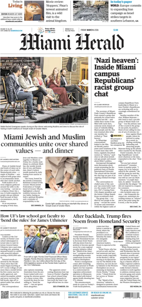 Cover of Miami Herald