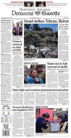 Cover of Northwest Arkansas Democrat-Gazette