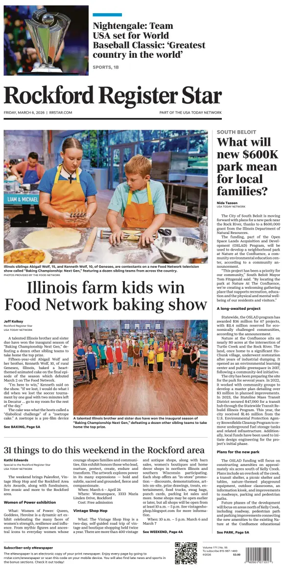 Cover of Rockford Register Star