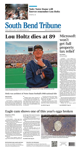 Cover of South Bend Tribune