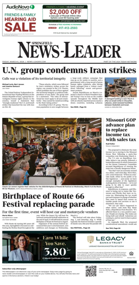 Cover of Springfield News-Leader