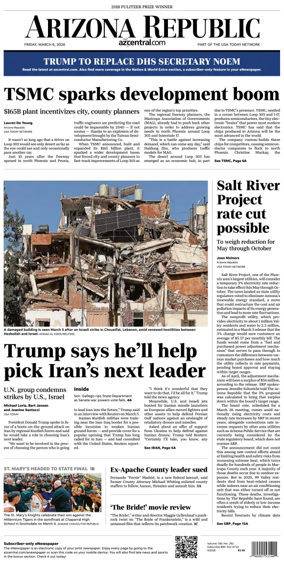 Cover of The Arizona Republic