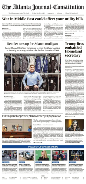 Cover of The Atlanta Journal-Constitution