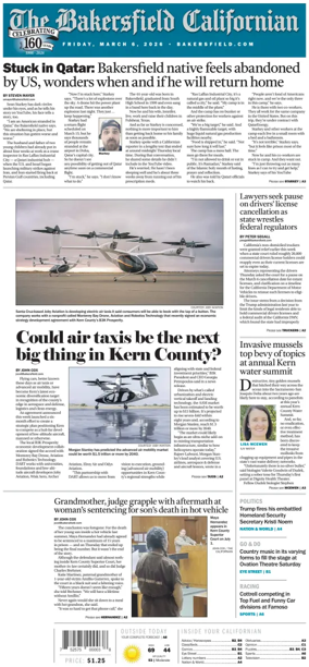 Cover of The Bakersfield Californian