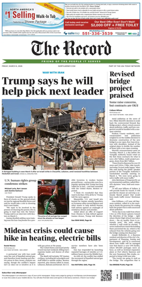 Cover of The Bergen Record