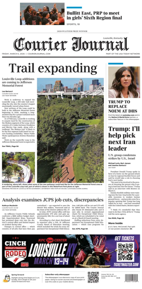 Cover of The Courier-Journal (Louisville)