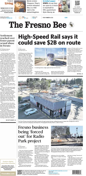 Cover of The Fresno Bee