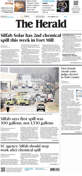Cover of The Herald (Rock Hill)