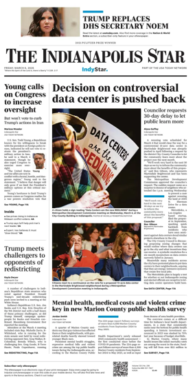 Cover of The Indianapolis Star