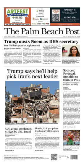 Cover of The Palm Beach Post