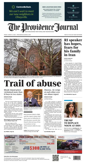 Cover of The Providence Journal