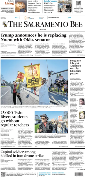 Cover of The Sacramento Bee