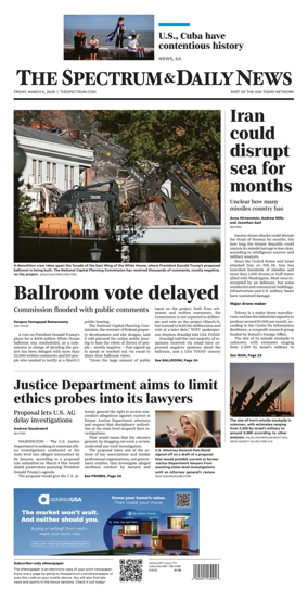 Cover of The Spectrum & Daily News