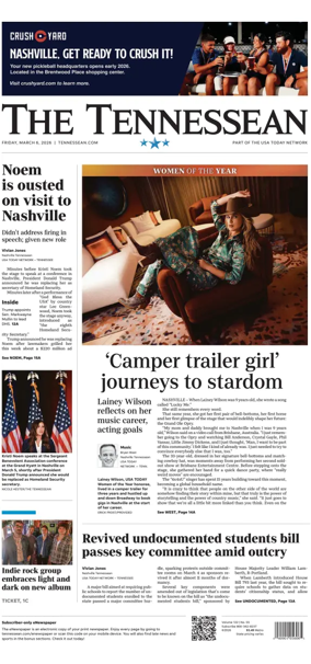 Cover of The Tennessean