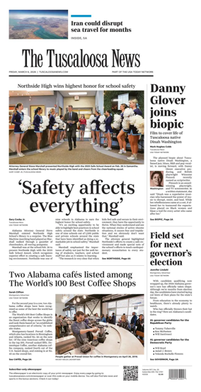 Cover of The Tuscaloosa News