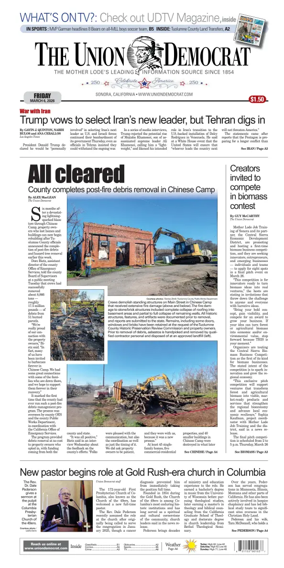 Cover of The Union Democrat