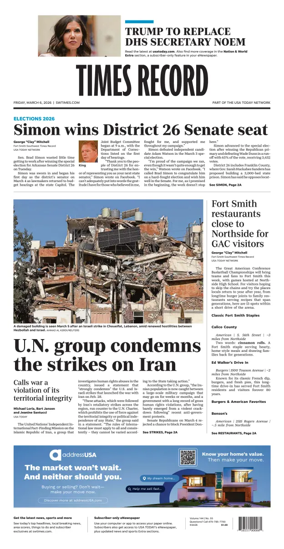 Cover of Times Record (Ft. Smith Southwest)