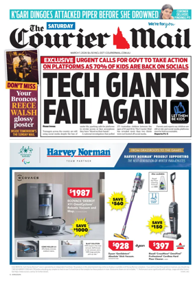 Cover of The Courier-Mail