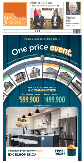 Cover of Edmonton Journal