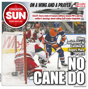 Cover of Edmonton Sun