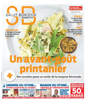 Cover of Le Journal de Montreal - Salut Bonjour Magazine