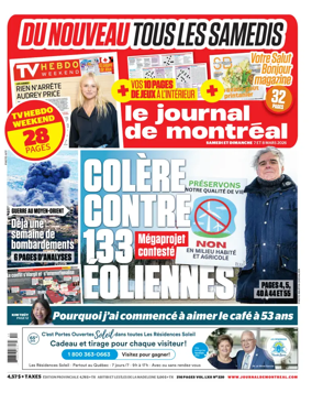 Cover of Le Journal de Montreal