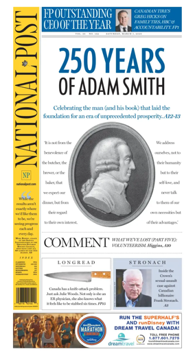 Cover of National Post - (National Edition)