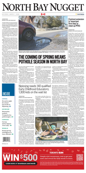 Cover of North Bay Nugget