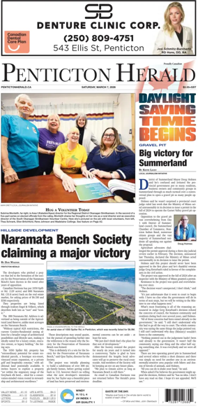 Cover of Penticton Herald