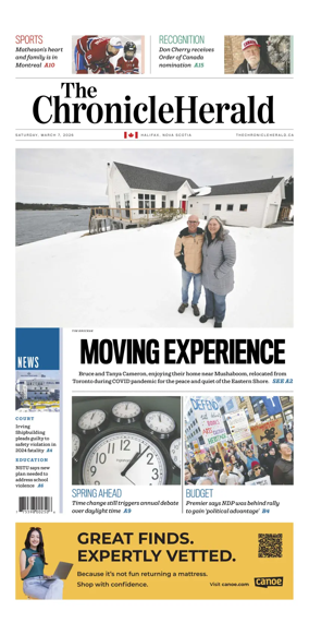 Cover of The Chronicle Herald (Metro)