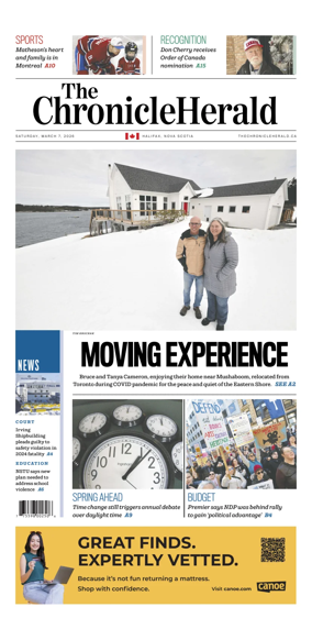 Cover of The Chronicle Herald (Provincial)