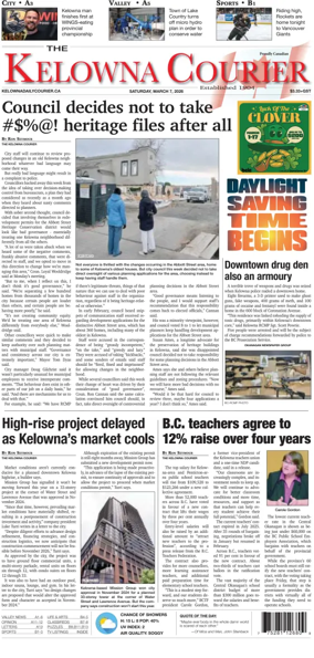 Cover of The Daily Courier