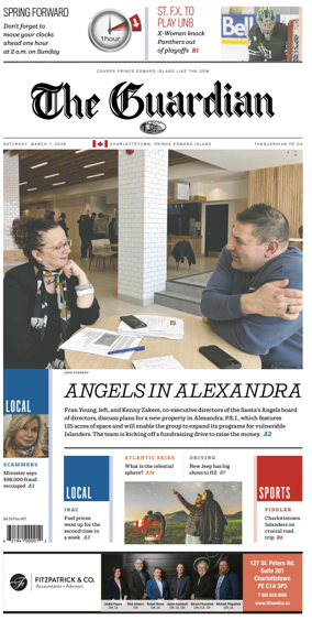 Cover of The Guardian (Charlottetown)