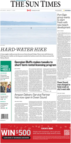 Cover of The Sun Times (Owen Sound)