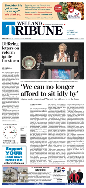 Cover of The Welland Tribune