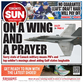 Cover of Toronto Sun