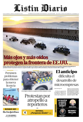 Cover of Listin Diario