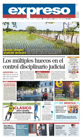 Cover of Diario Expreso