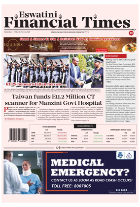 Cover of Eswatini Financial Times