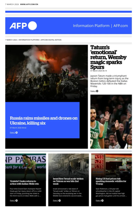 Cover of AFP English