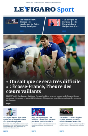 Cover of Le Figaro Sport