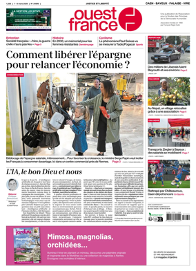 Cover of Ouest France (Caen - Bayeux - Falaise - Vire)