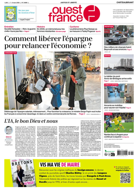 Cover of Ouest France (Chateaubriant)