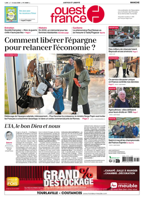 Cover of Ouest France (Manche)
