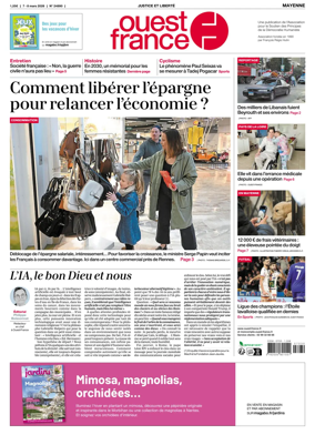 Cover of Ouest France (Mayenne)