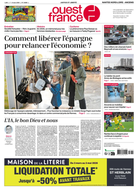 Cover of Ouest France (Nantes Nord-Loire - Ancenis)